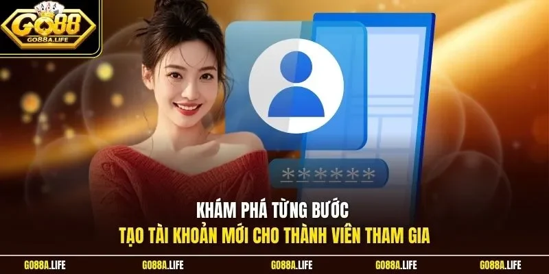 Khám phá từng bước tạo tài khoản mới cho thành viên tham gia